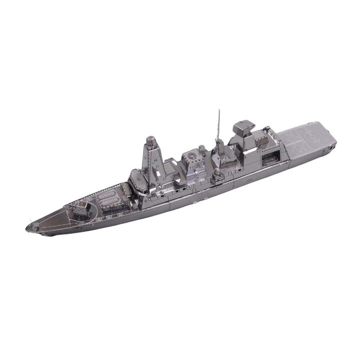 Mô Hình Lắp Ráp 3d Tàu Khu Trục HMS Dauntless – Anh