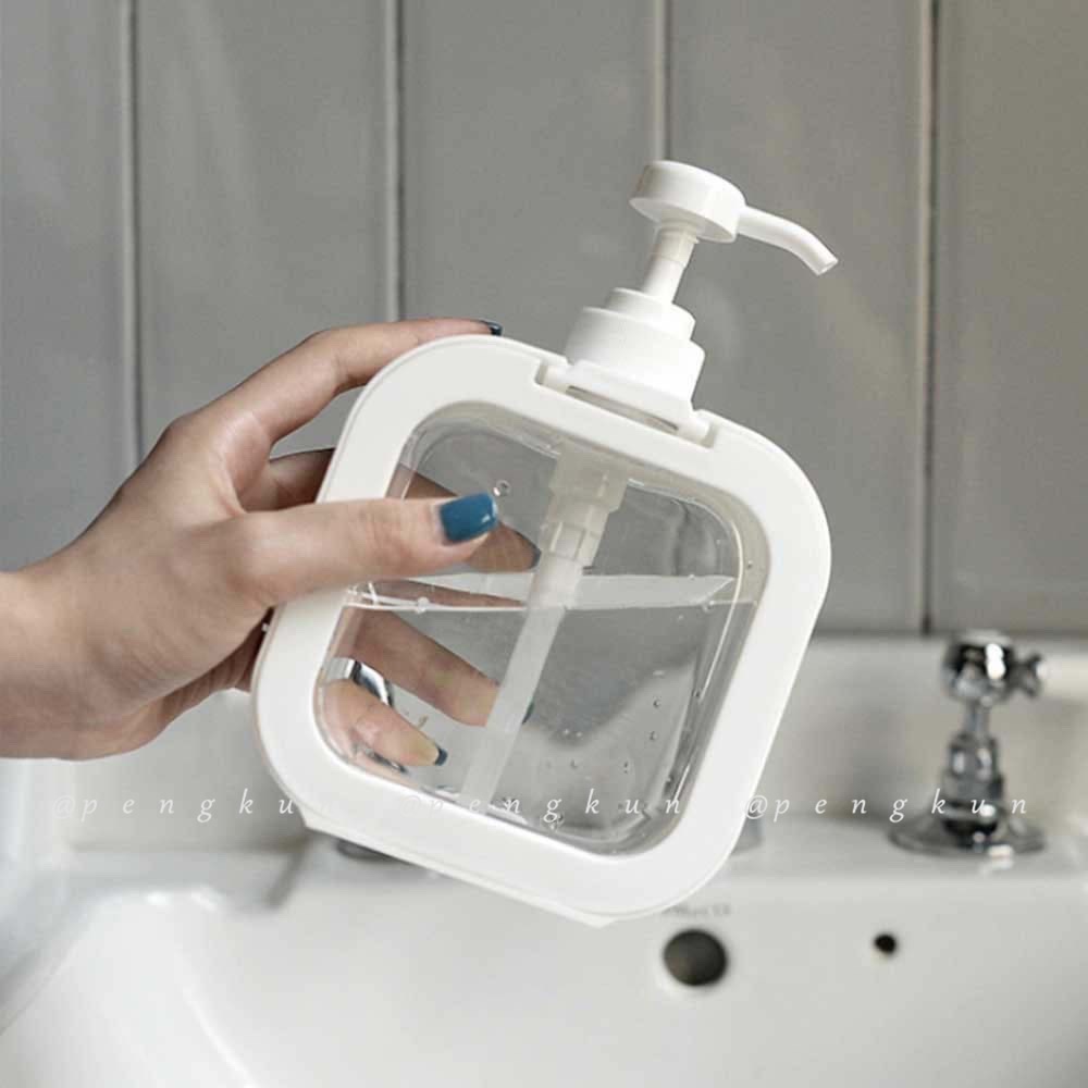 Sữa tắm Dropping Bottle 500ml Press Bottle Thiết kế của Nhật Bản Lotion công suất lớn Dropping Bottle Hand Lotion Replacement Bottle
