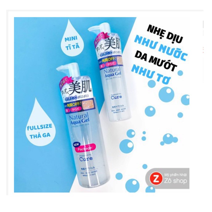 [Sale] Combo 2 Tẩy da chết Cure Natural Aqual ( Made in Japan - Xách tay Nhật )