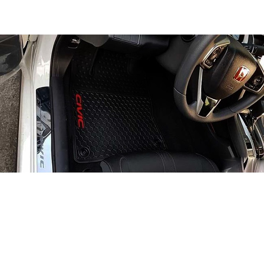 Thảm sàn, lót sàn cao su 3D cho xe Honda Civic 2016-2020