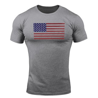 Áo tập gym alpha cờ mỹ