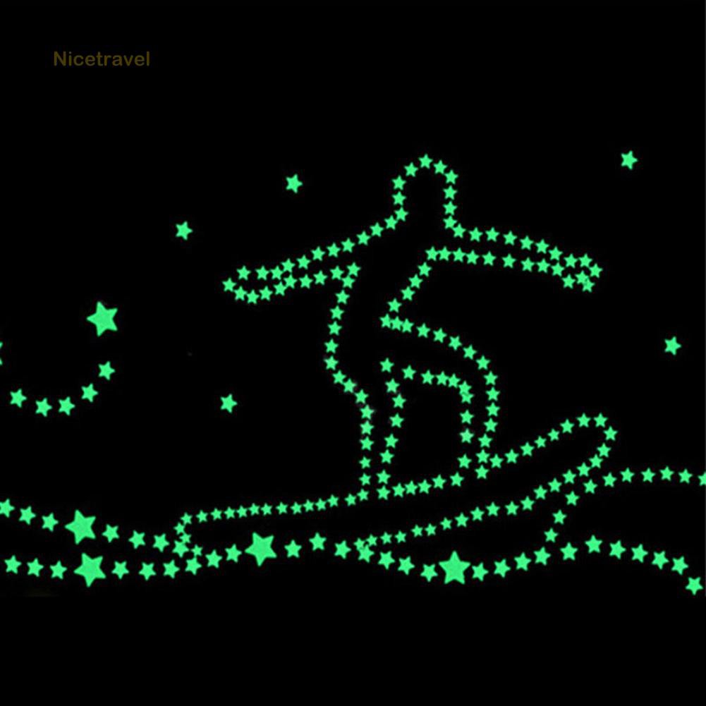 Bộ 200 ngôi sao 3D dạ quang trang trí phòng ngủ | BigBuy360 - bigbuy360.vn