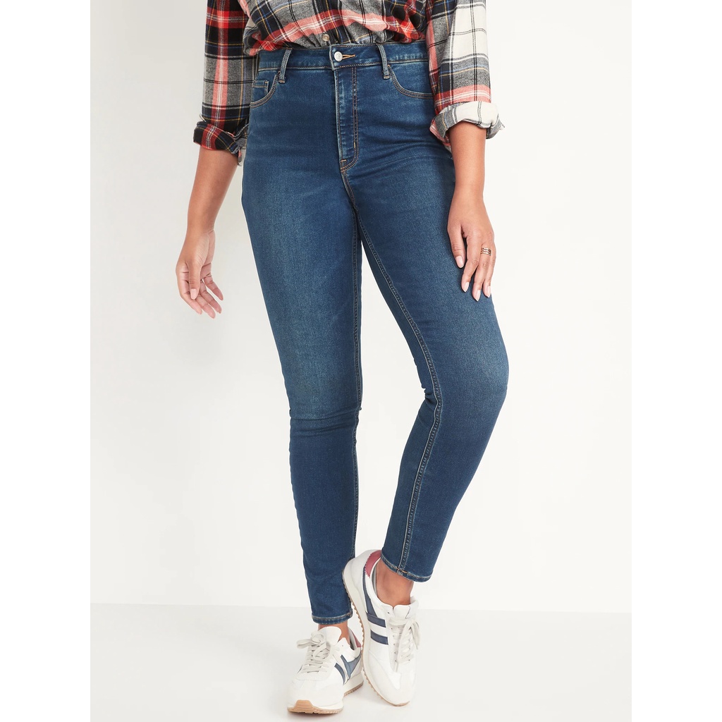 HÀNG XUẤT XỊN - QUẦN JEANS LƯNG CAO HAI MÀU XUẤT KHẨU
