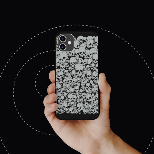 Ốp lưng iphone hình skull mountain collage art cubism cute  cho các dòng SAMSUNG PAP20210673