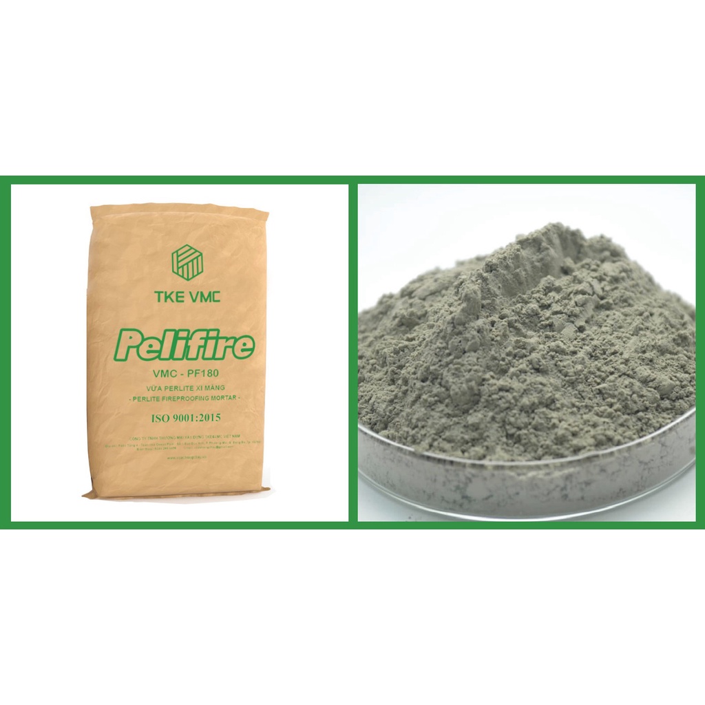 Vữa Perlite xi măng chống cháy