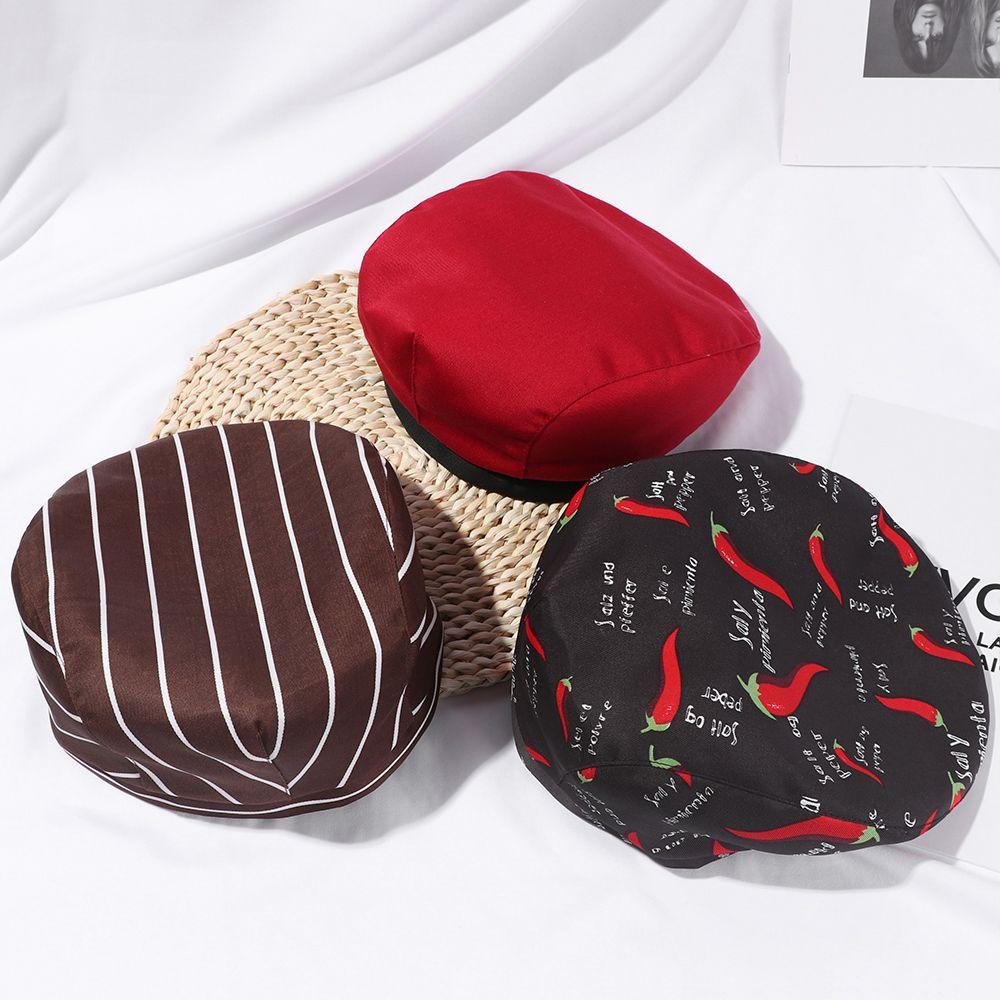 Mũ Beret Đầu Bếp Hình Tròn
