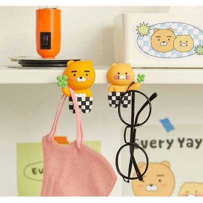 🎀【In Stock】KAKAO FRIENDS EveryYay Magnet Multipurpose Hanger Set Ryan & Choonsik Fridge Magnets Hook