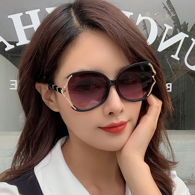 Kính Mát Gọng Oval Chống Tia UV Thời Trang