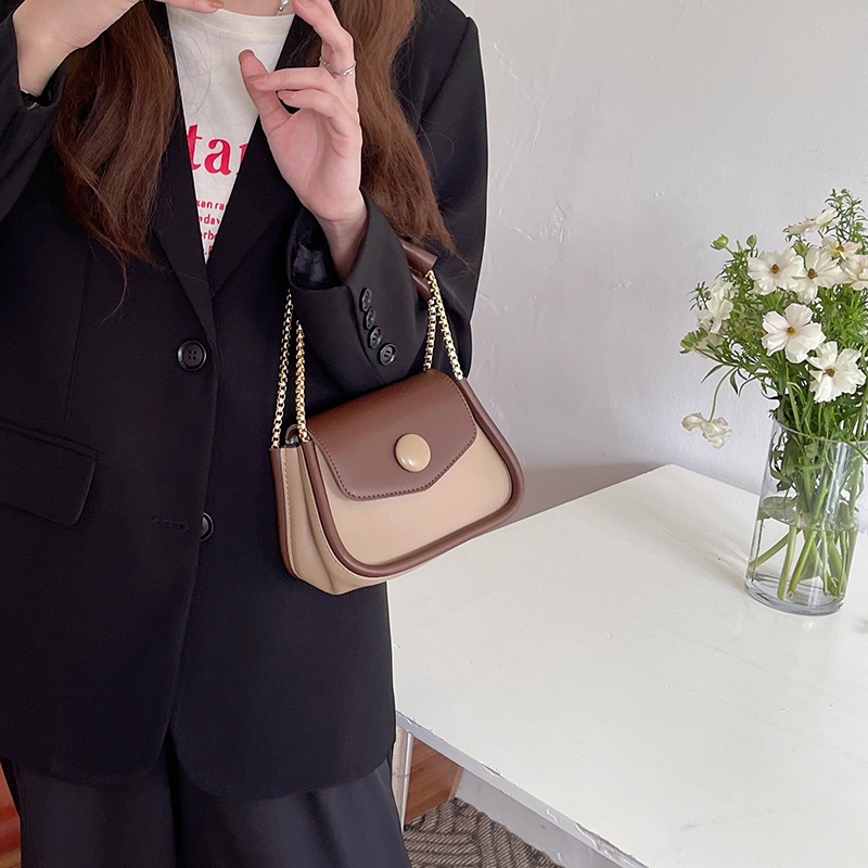 Túi Đeo Chéo Nhỏ Màu Sáng Phong Cách retro Dễ Thương Gylb319