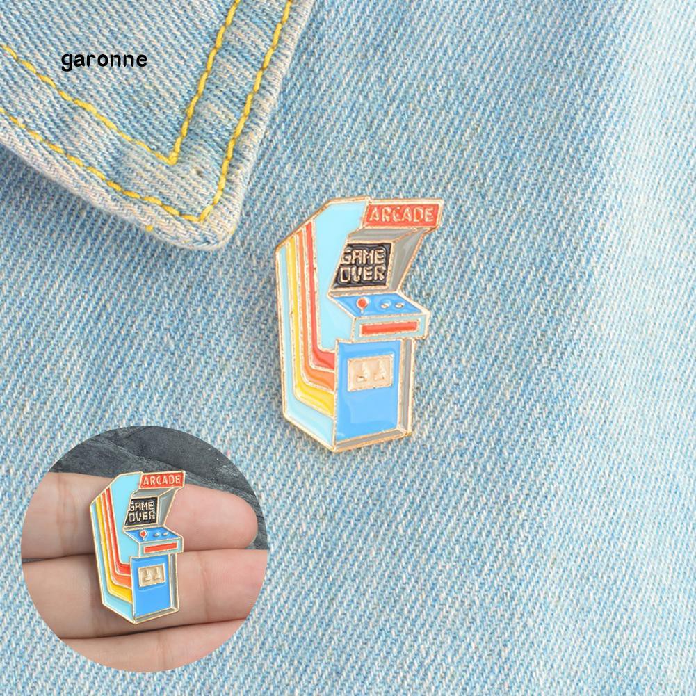 Ghim cài áo hình máy chơi game Arcade độc đáo thời trang