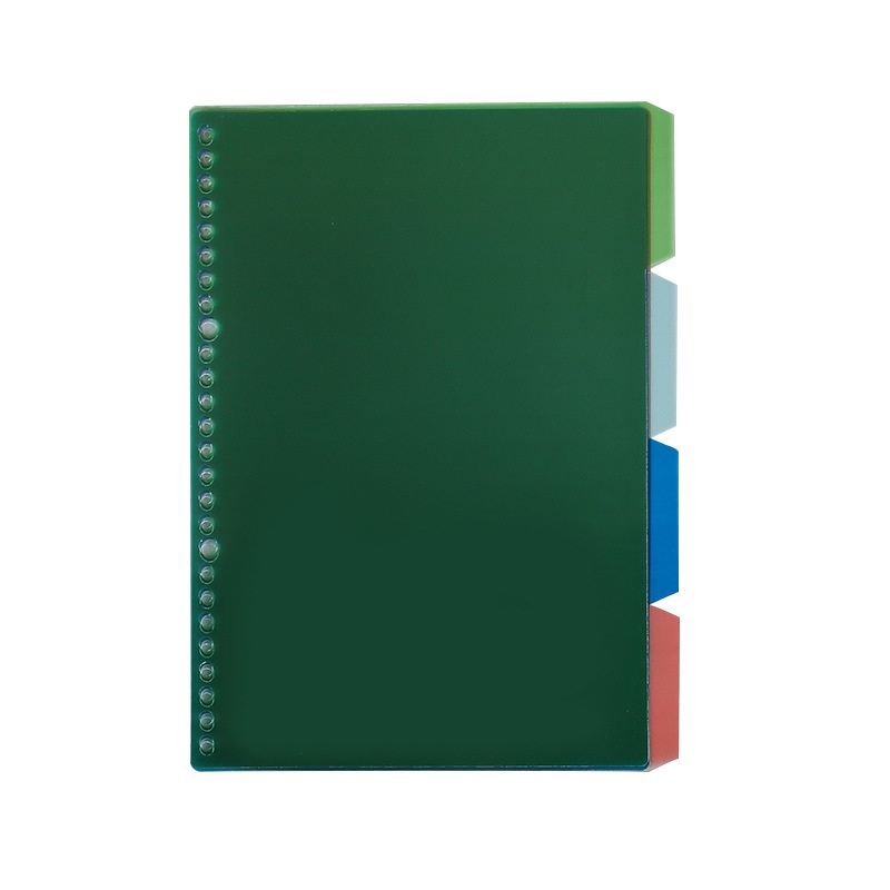 Bìa sổ còng binder KOGANO tab phân trang A5 20 lỗ 4 màu tiện dụng SN-001386