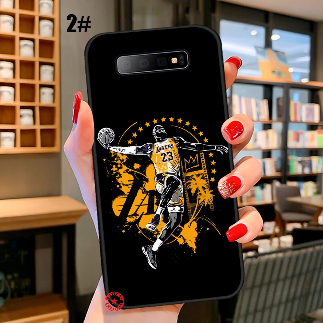 Ốp điện thoại in hình cầu thủ bóng rổ LEBRON JAMES 122SA cho Samsung Galaxy S20 S10 S9 Plus Lite Ultra Fe