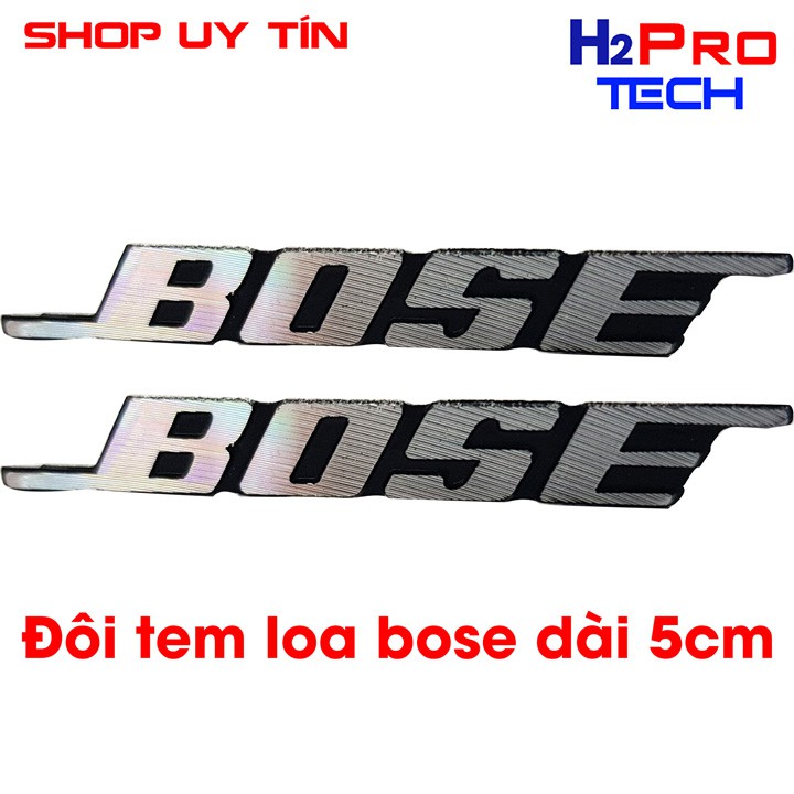 Đôi tem loa bose nhôm kích thước dài 5cm ( 2 chiếc )