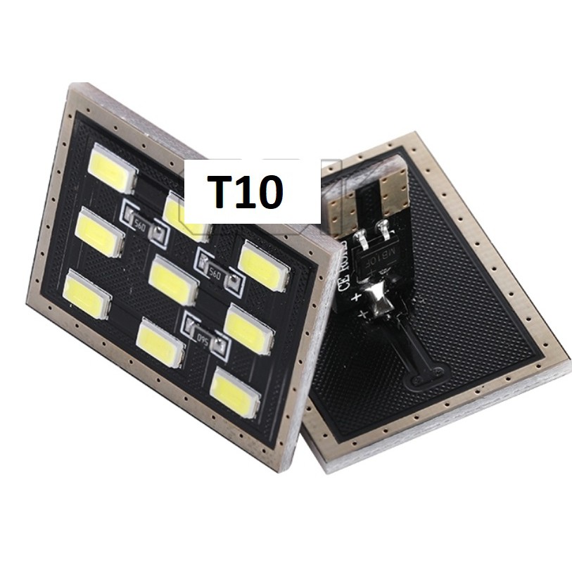 Led T10 chữ nhật đèn trần siêu sáng cho ô tô