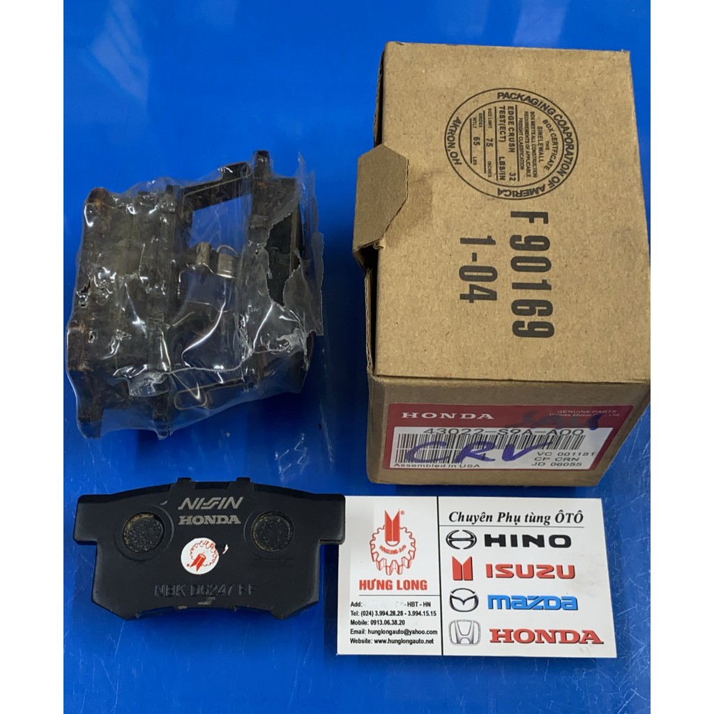 Má phanh sau Honda CRV 2017