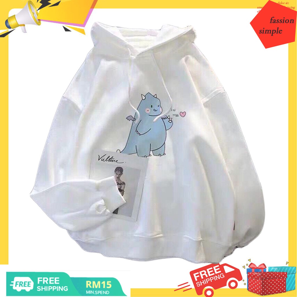 Áo Hoodie Hình khủng long bắn tim siêu Cute , áo khoác nỉ nam nữ siêu đẹp siêu dễ thương 1 from LASTORE