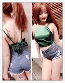 Yếm phi bóng hót kinh điển ( yếm cột nơ)
