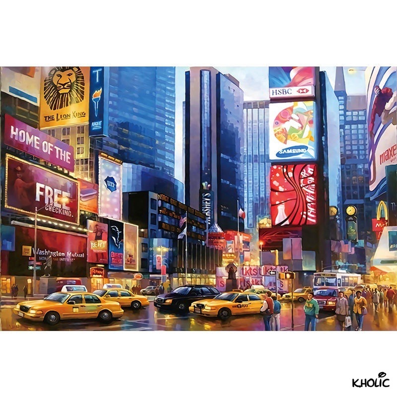 Streetscape, trò chơi ghép hình bằng gỗ, trò chơi ghép hình 300/520/1000 miếng, trang trí, đồ chơi