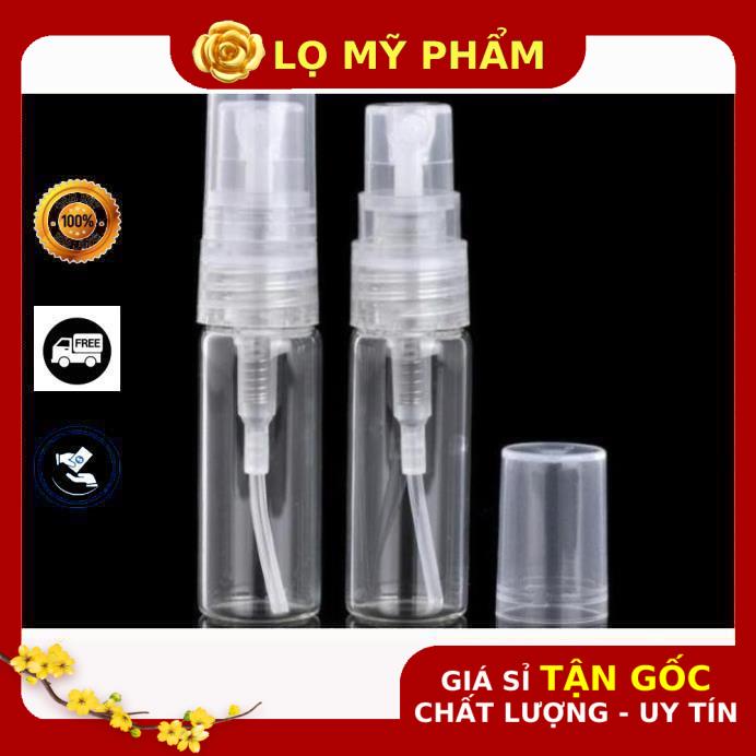 Lọ Chiết Nước Hoa ❤ GIÁ TỐT NHẤT ❤ Lọ chiết nước hoa thủy tinh mini 3ml, 5ml và 10ml chiết dầu thơm , lo nuoc hoa .