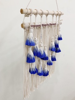 Mành macrame phối màu