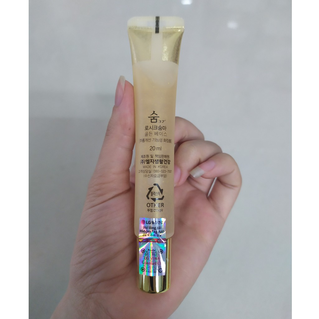 Tuýp kem lót trang điểm sum Golden Base 20ml