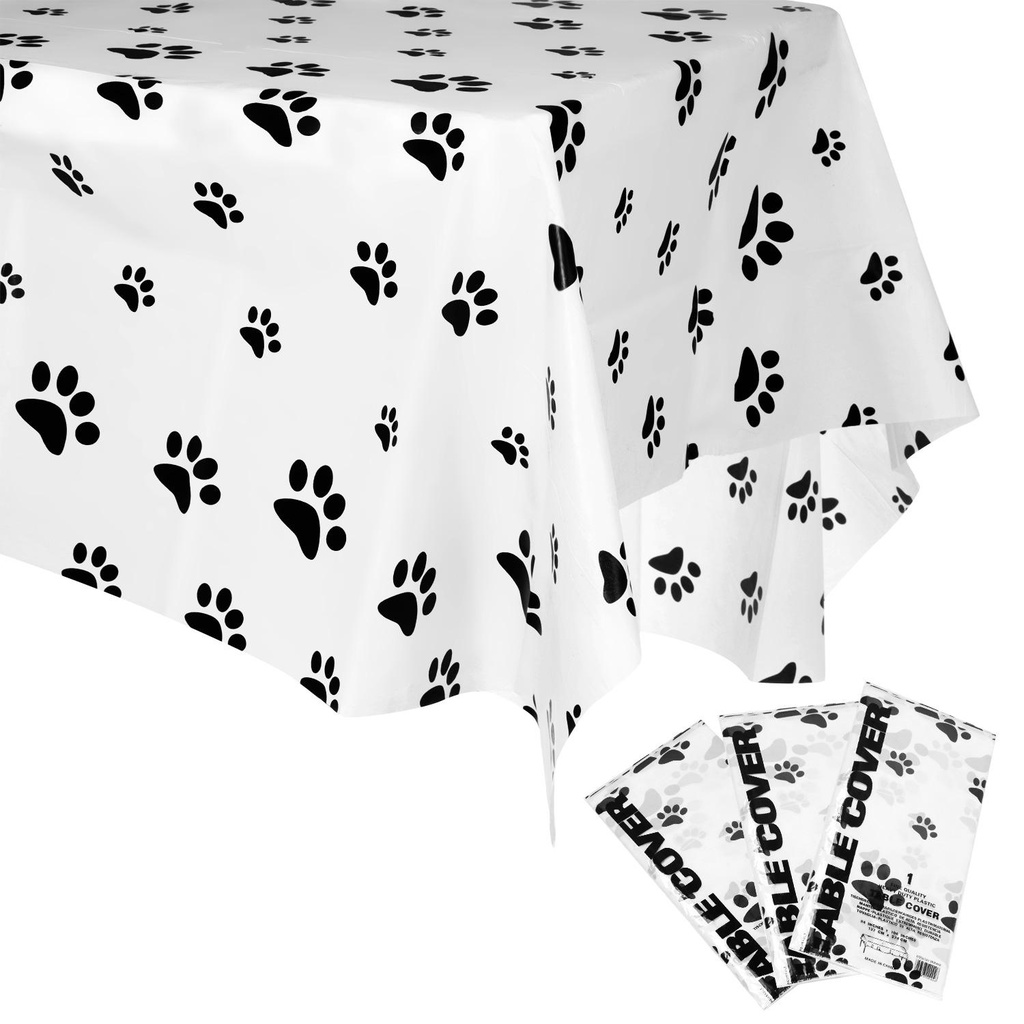 FOREVER Khăn Trải Bàn Dùng Một Lần Họa Tiết Chú Chó Dễ Thương Bắt Mắt