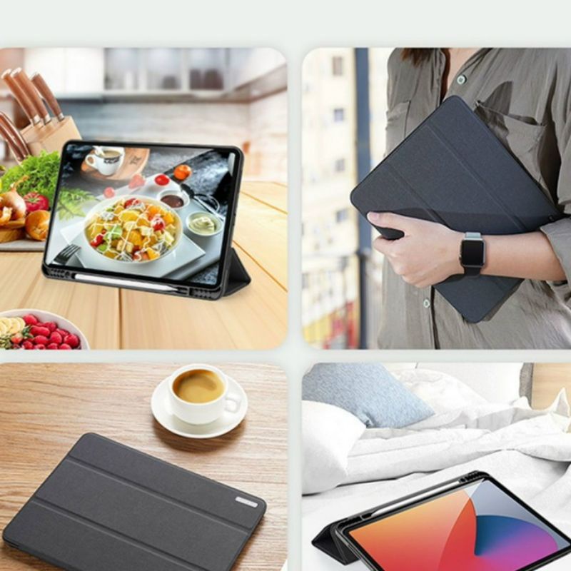 DUX DUCIS DOMO CASE cho IPad Pro 11 inch 2021 . Bao da chính hãng cho IPad Pro M1 , Air 4 10.9 inch , Pro 12.9 , Air 9.7