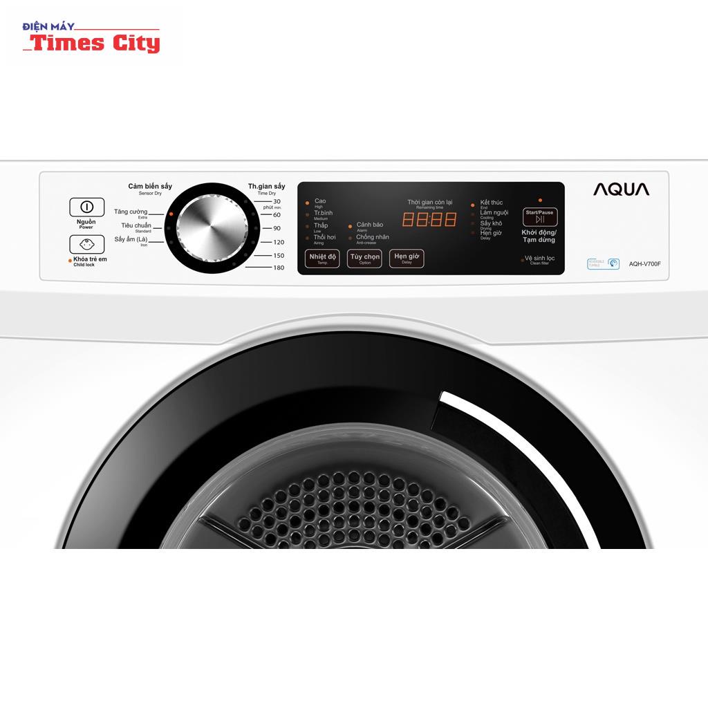 Máy sấy quần áo Aqua 7 kg AQH-V700F.W