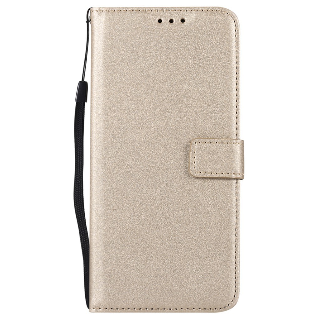 Bao da cao cấp màu trơn có ngăn để thẻ tiện dụng và dây đeo cho Samsung A5 2016 | BigBuy360 - bigbuy360.vn