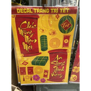 DECAL TRANG TRÍ TẾT