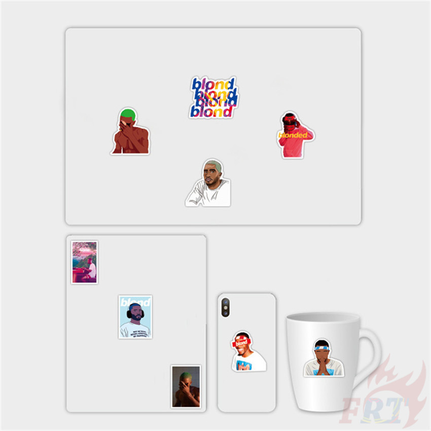 ❉ Frank Ocean “Blonde” Series 02 - POP Singer Stickers ❉ 50Pcs/Set DIY Fashion Luggage Laptop Skateboard Decals Doodle Stickers