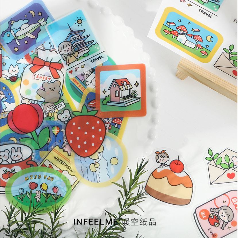 Bộ 20 sticker hình dán INFEEL.ME My dream | BSB131