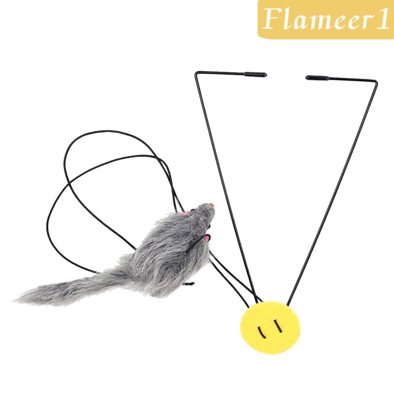 [Flameameer1] Đồ Chơi Tàu Lửa, Chuột Chaser Đồ Chơi Tương Tác Cho Mèo