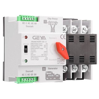 Bộ đổi nguồn điện tự động GEYA -  không gây mất điện ATS 3P-100A , Cầu dao đảo chiều tự động, Hàng chính hãng
