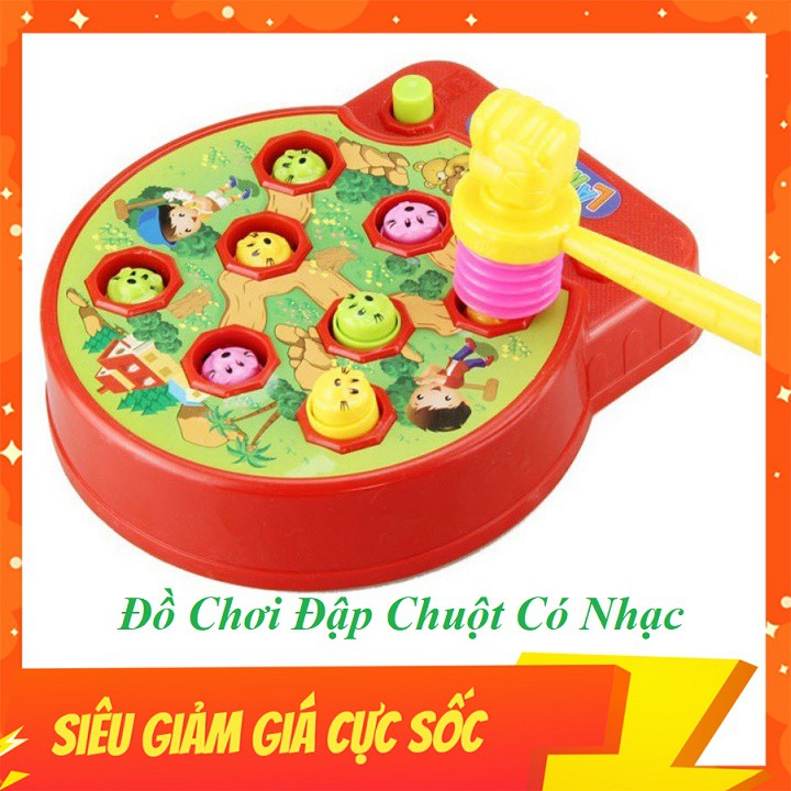 🔥FREESHIP 50K🔥 ĐỒ CHƠI ĐẬP CHUỘT HITTING MOUSE THÔNG MINH CHO BÉ CÓ NHẠC, NHIỀU MÀU LỰA CHỌN, TĂNG KHẢ NĂNG PHẢN XẠ