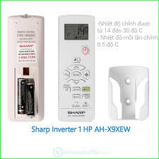 CHÍNH HÃNG- Máy lạnh Sharp Inverter 1 HP AH-X9XEW Mẫu 2020 ( Ưu đãi hấp dẫn)