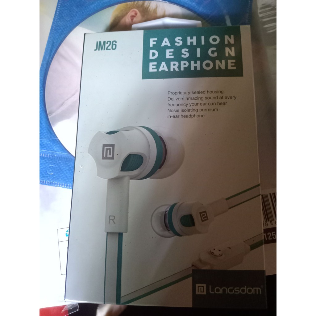 [Mã ELFLASH5 giảm 20K đơn 50K] [GIÁ HỦY DIỆT] Tai nghe nhét tai earphone Langsdom JM26 Super Bass