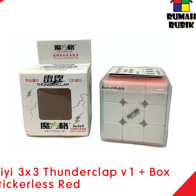 Khối Rubik 3x3 Qiyi Thunderclap V1 Kèm Hộp Đựng