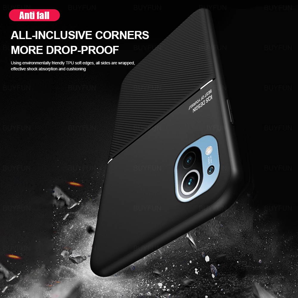 Ốp Lưng Có Vòng Nhẫn Nam Châm Hít Xe Hơi Cho Xiaomi Mi 11 Lite 5g Xiaomi 11 Lite 11lite 5G NE Mi 11lite