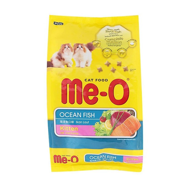 Combo 3 gói Thức ăn cho mèo con dưới 1 tuổi Me-O Kitten 1.1kg