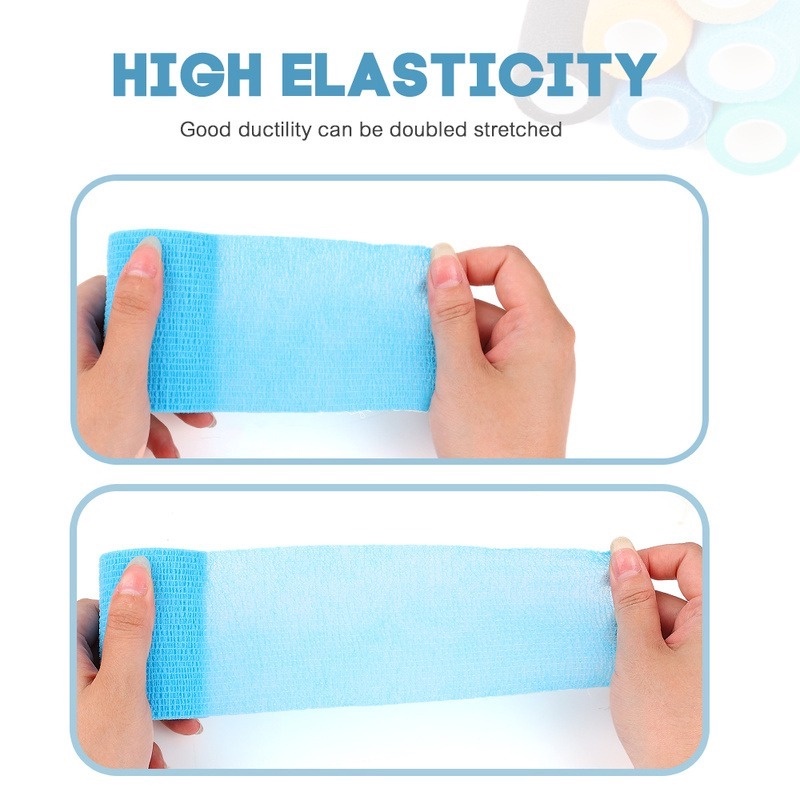 Băng Quấn Cổ Tay Co Giãn Tự Dính Đa Năng 4.5m Hỗ Trợ Giảm Đau Khi Chơi Thể Thao