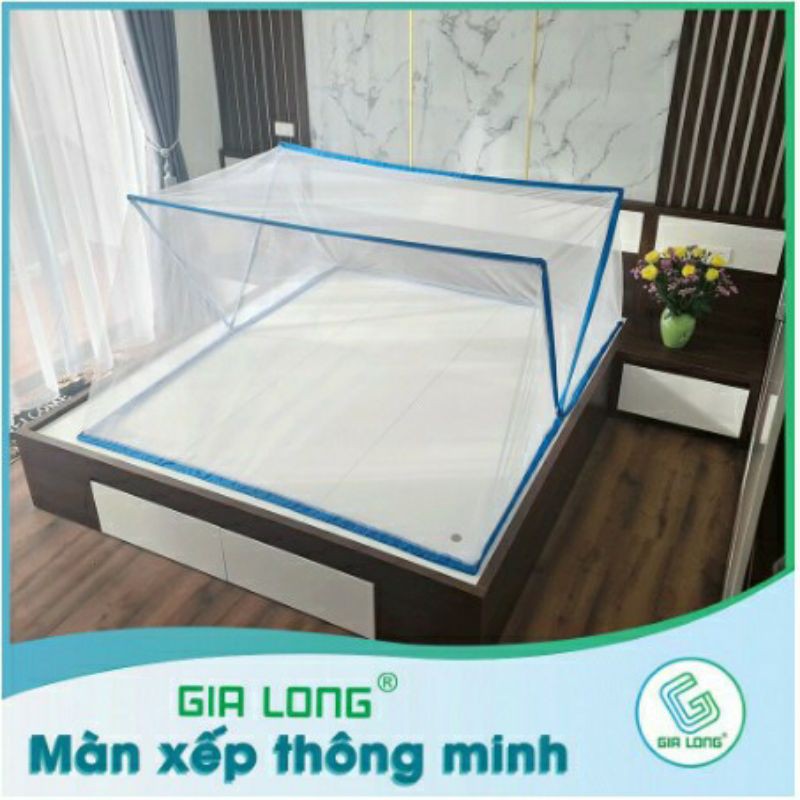 Màn chụp gấp gọn nhập khẩu cao cấp, Màn gấp gọn thông minh khung thép chắc chắn cứng cáp đủ kích thước