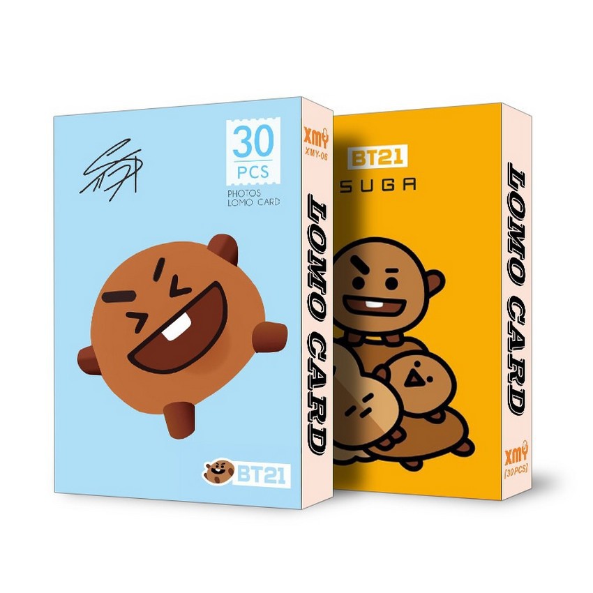 Hộp ảnh Lomo card BTS chibi Shooky album ảnh idol thần tượng Hàn Quốc