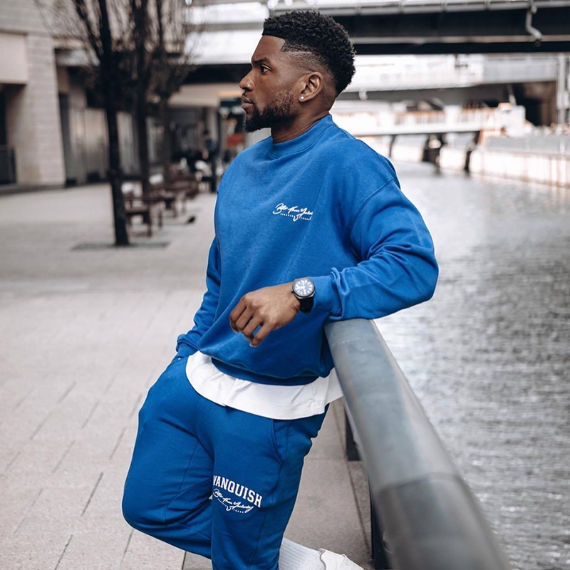 Áo Thun Nam Dài Tay Cổ Tròn Thời Trang