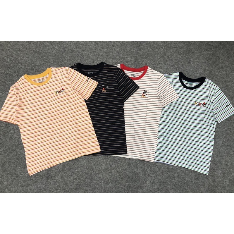 ÁO THUN SỌC THÊU MICKEY