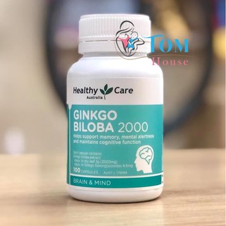 Viên Uống Ginkgo Biloba Healthy Care Úc