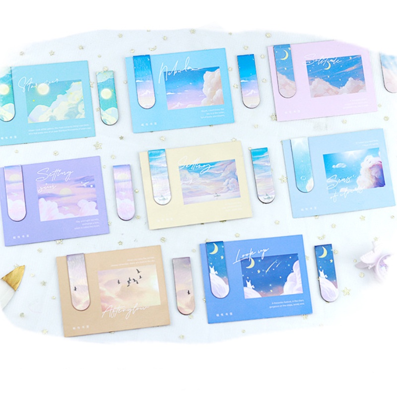 Bookmark Nam Châm Hình Bầu Trời Sao Dễ Thương