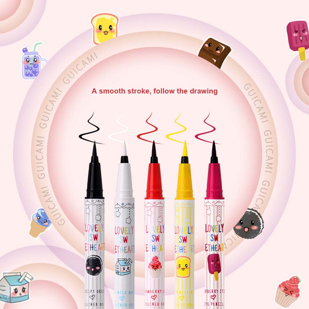 Bút Kẻ Mắt Dạng Lỏng Tự Nhiên Lâu Trôi Chống Thấm Nước Không Bị Nhòe Nhanh Khô Dành Cho Người Mới Bắt Đầu