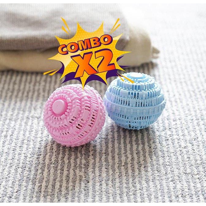 [COMBO 2] Set 2 Quả Bóng Giặt Đồ Máy Giặt Sinh Học Wonder Laundry Ball