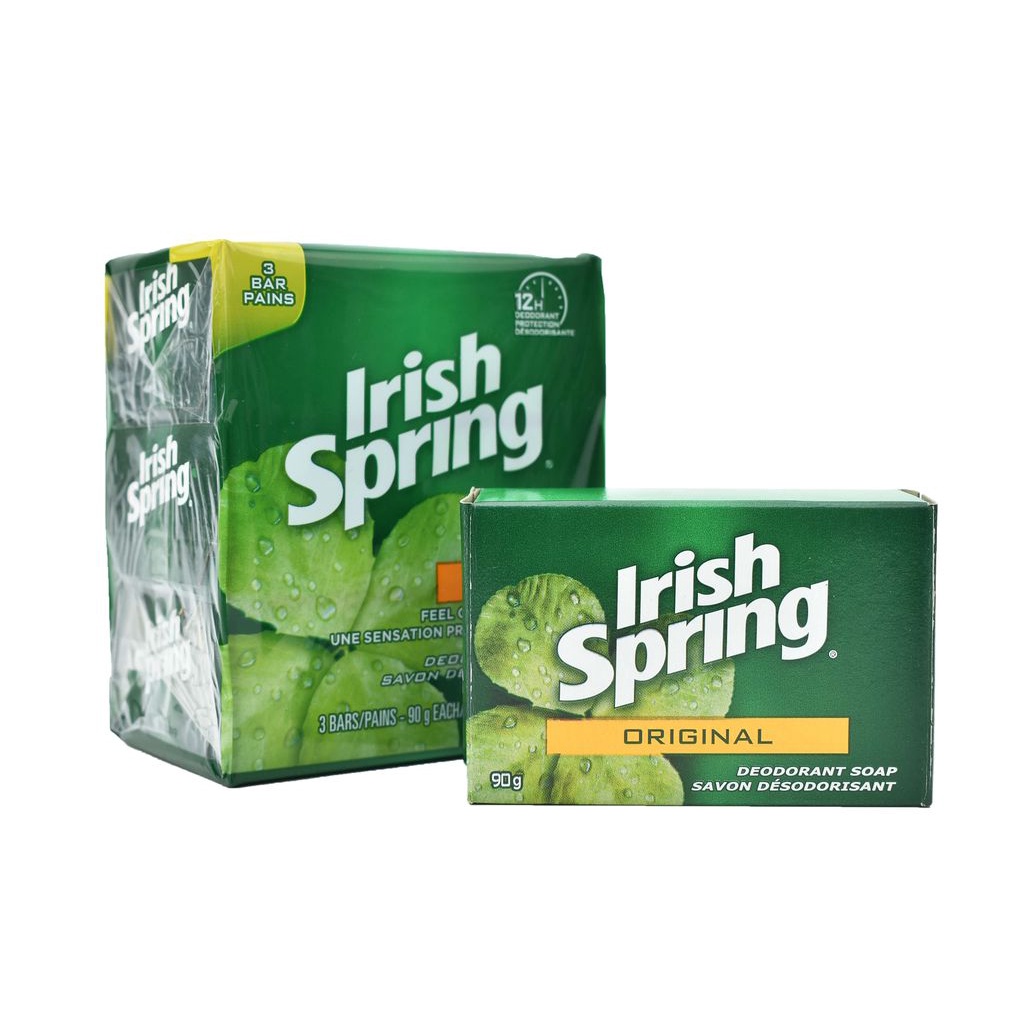 Xà bông cục diệt khuẩn Irish Spring Deodorant Soap Original